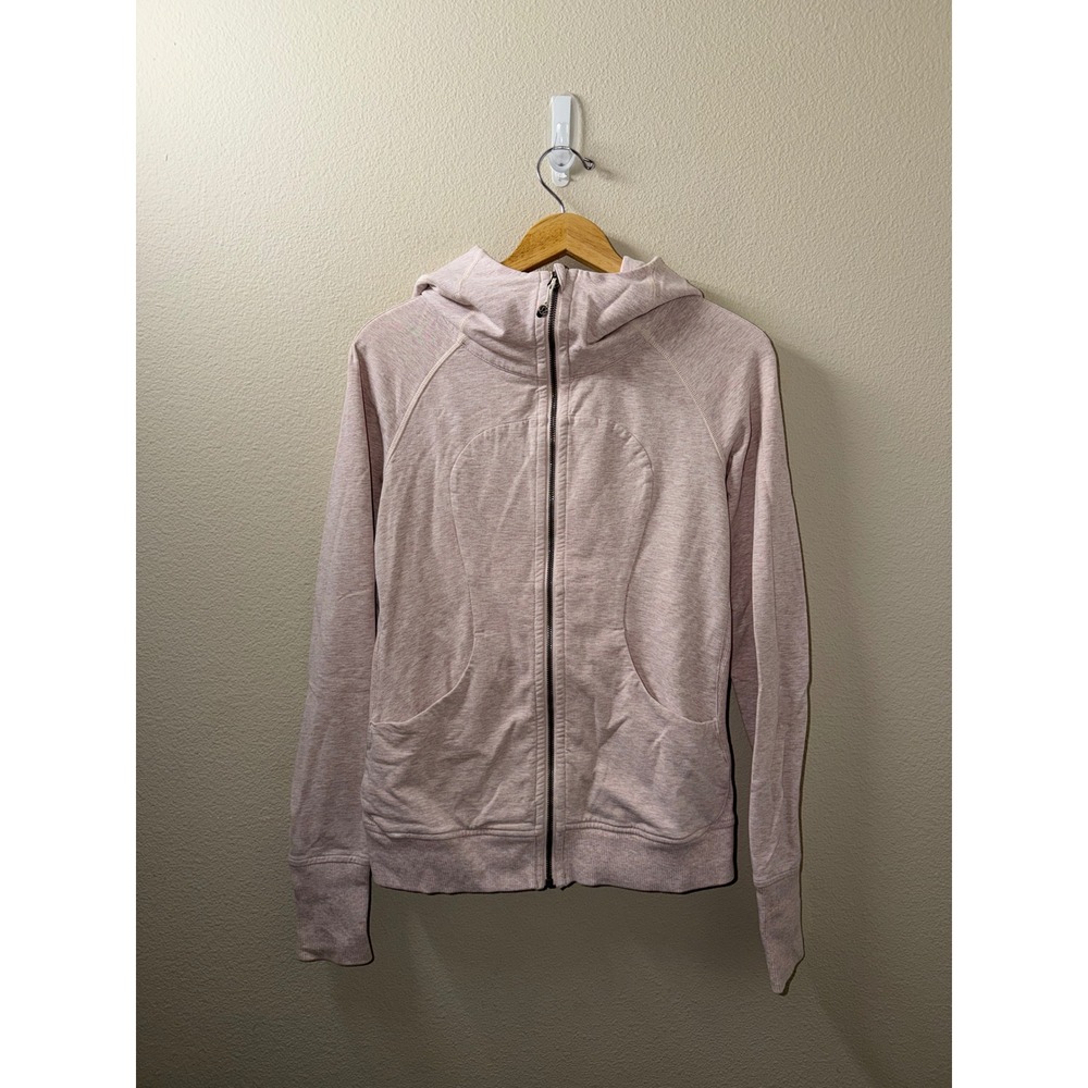 Women's Lululemon Pink Hooded Jacket Size 6